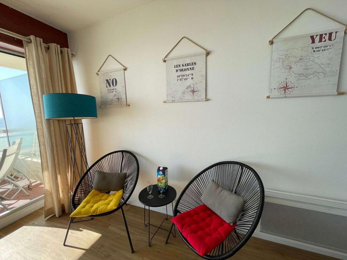 Grand Studio Cabine 4 Pers, Balcon, Renove, Proche Ocean, Saint-Hilaire-De-Riez - Fr-1-224C-160 Ngoại thất bức ảnh